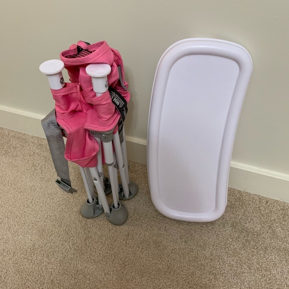 Summer Infant Pop N’ Sit Portable Booster, Pink - Picture 6 of 7